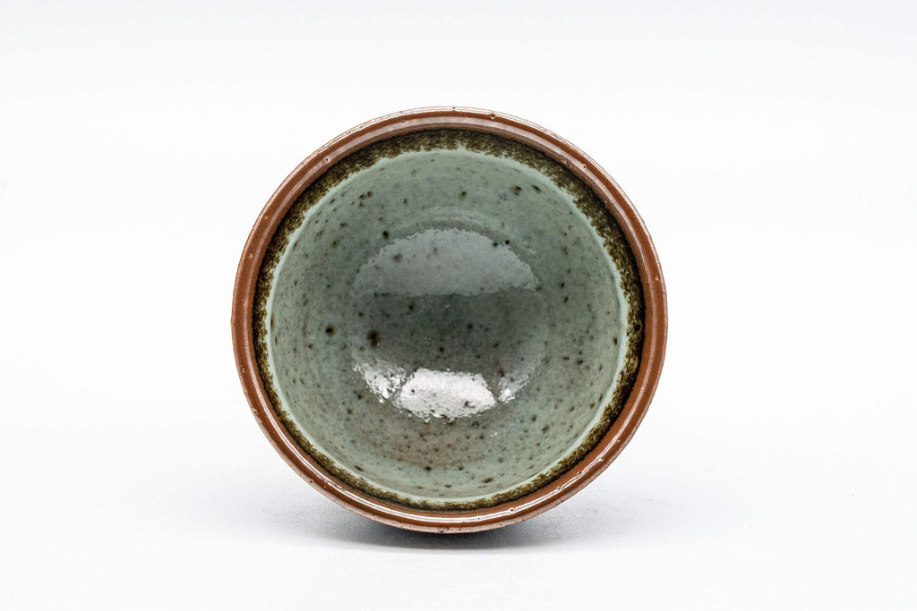Japanese Teacups - Pair of Tenmoku Glazed Sugi-nari Guinomi  - 55ml