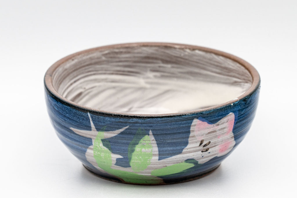 Japanese Teacups - Set of 3 Floral Yunomi - 90ml