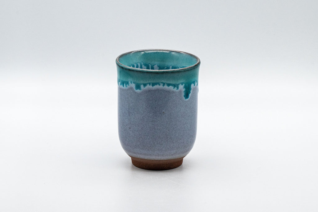 Japanese Teacup - Turquoise Tsutsu-gata Yunomi - 170ml