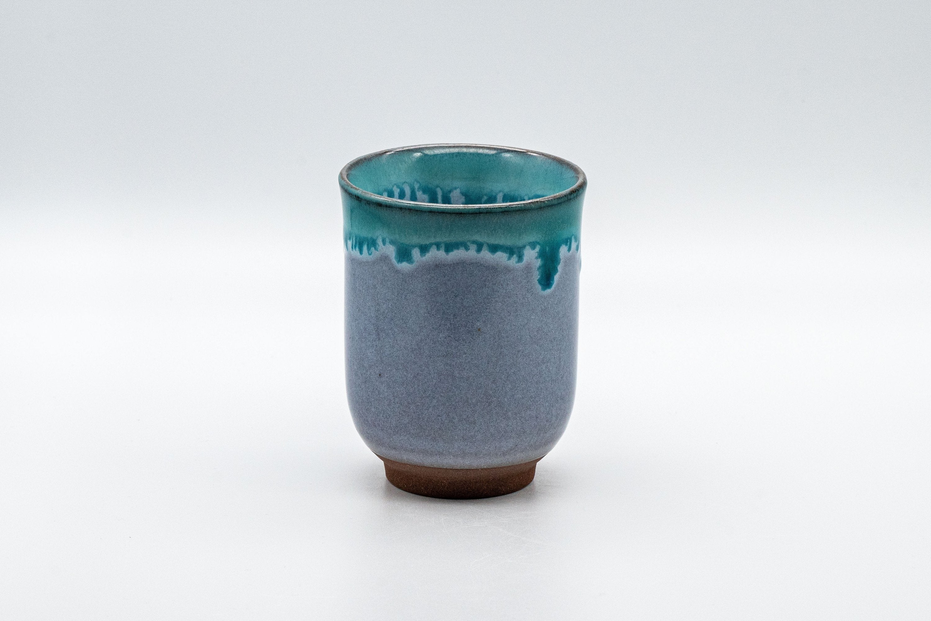 Japanese Teacup - Turquoise Tsutsu-gata Yunomi - 170ml