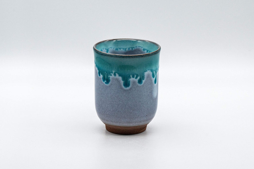 Japanese Teacup - Turquoise Tsutsu-gata Yunomi - 170ml