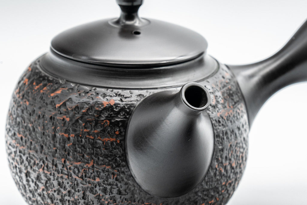 Japanese Kyusu - 加藤忠臣 Tadaomi Kato 香臣窯 Koushin Kiln Kurodei Tokoname-yaki Debeso Teapot - 250ml