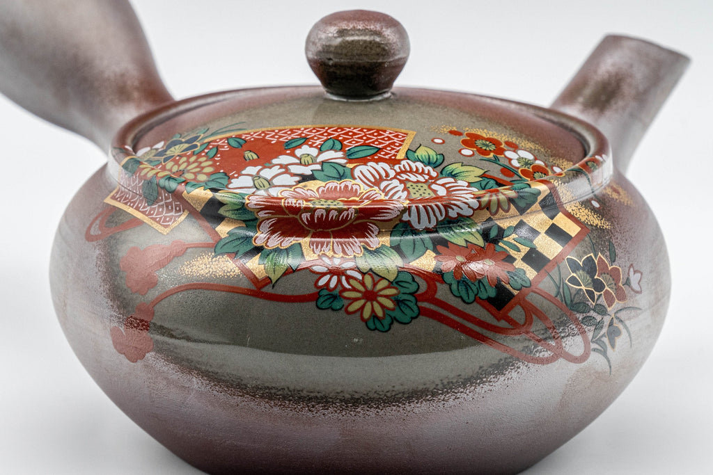 Japanese Kyusu - 阿久津 Banko-yaki Nozomi-style Teapot - 330ml