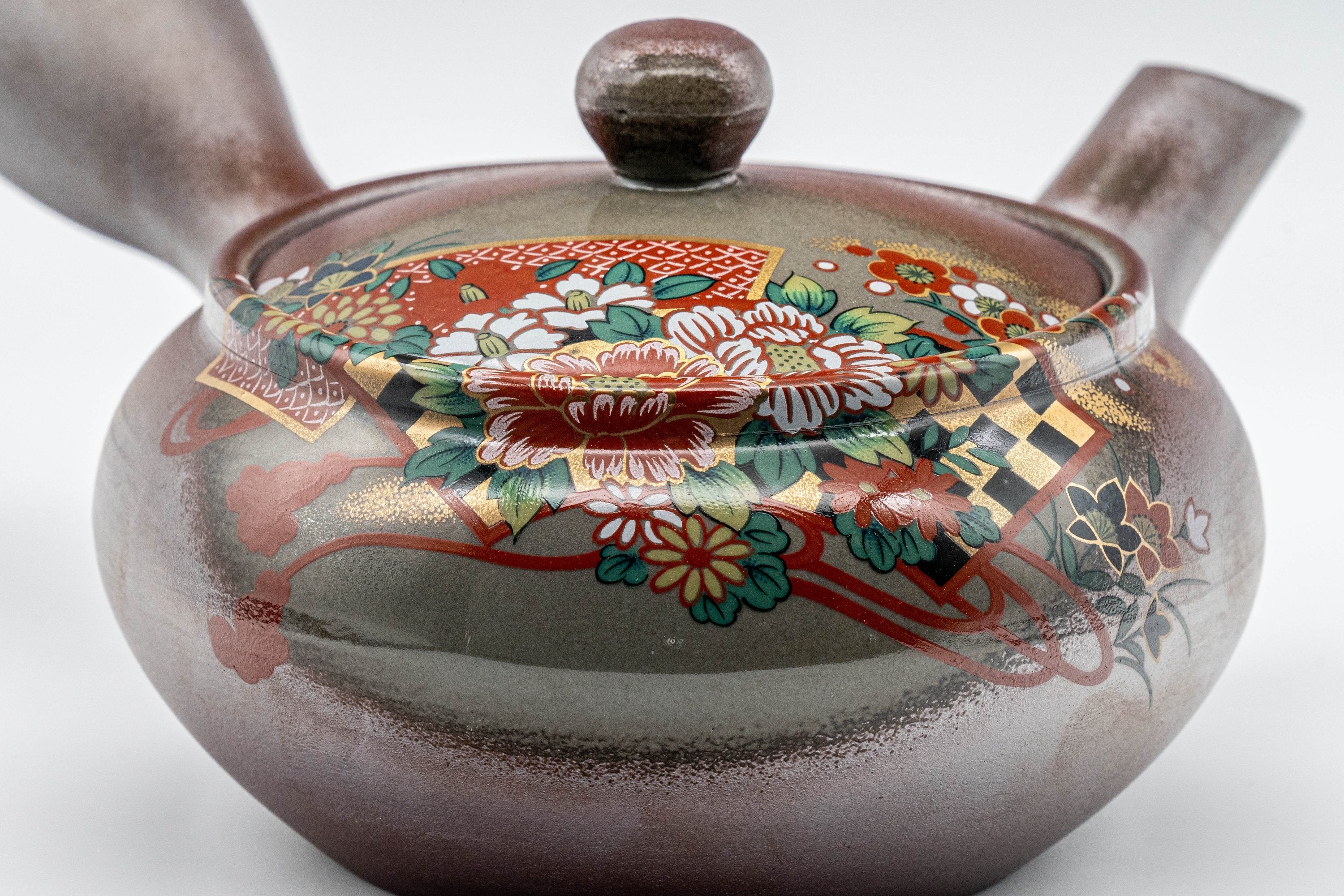 Japanese Kyusu - 阿久津 Banko-yaki Nozomi-style Teapot - 330ml