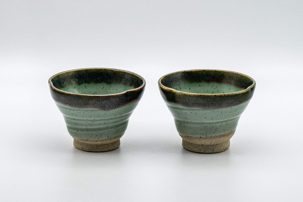 Japanese Teacups - Pair of Ido-gata Senchawan - 90ml