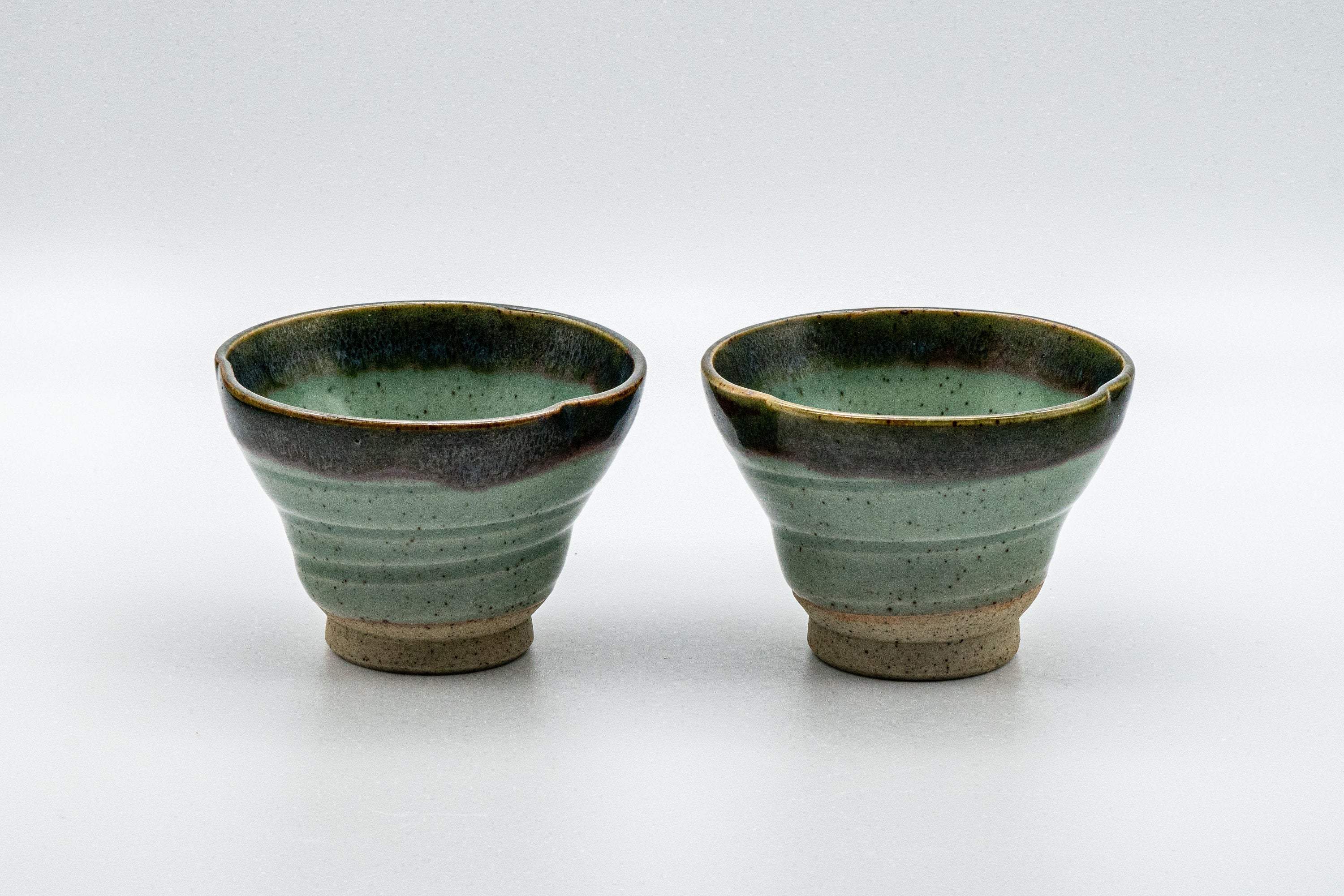 Japanese Teacups - Pair of Ido-gata Senchawan - 90ml