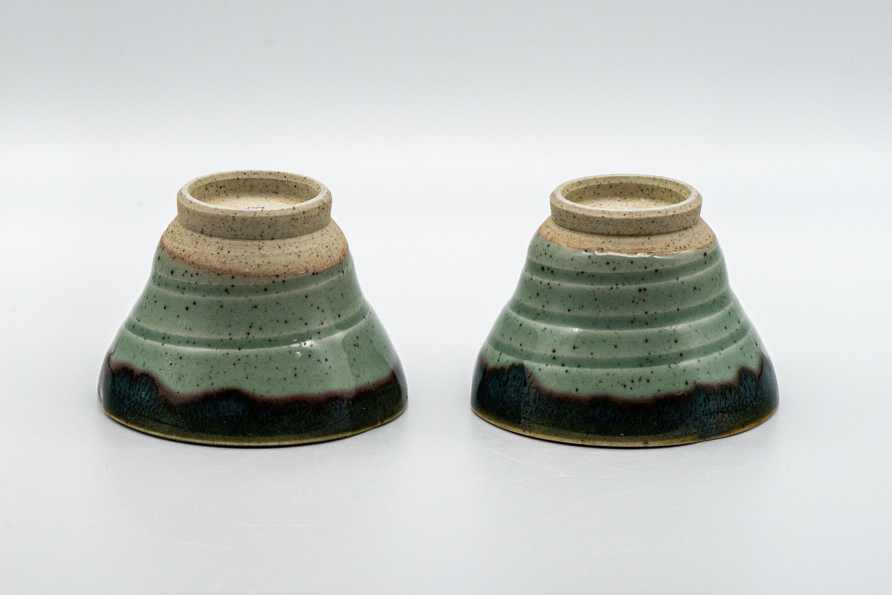 Japanese Teacups - Pair of Ido-gata Senchawan - 90ml