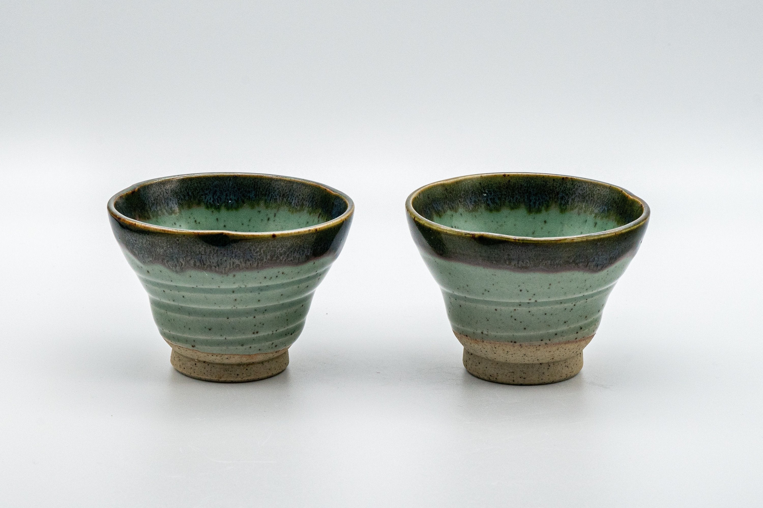 Japanese Teacups - Pair of Ido-gata Senchawan - 90ml