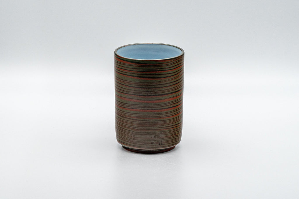 Japanese Teacup - Unzen Kiln Nerikomi Tokoname-yaki Tsutsu-gata Yunomi - 200ml
