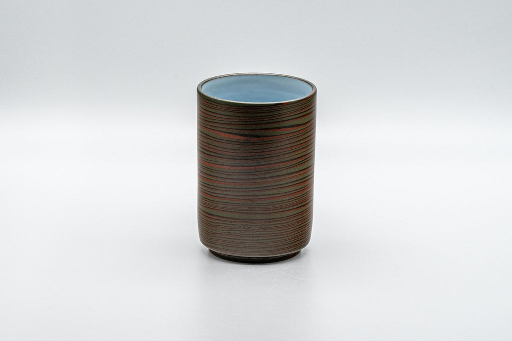 Japanese Teacup - Unzen Kiln Nerikomi Tokoname-yaki Tsutsu-gata Yunomi - 200ml