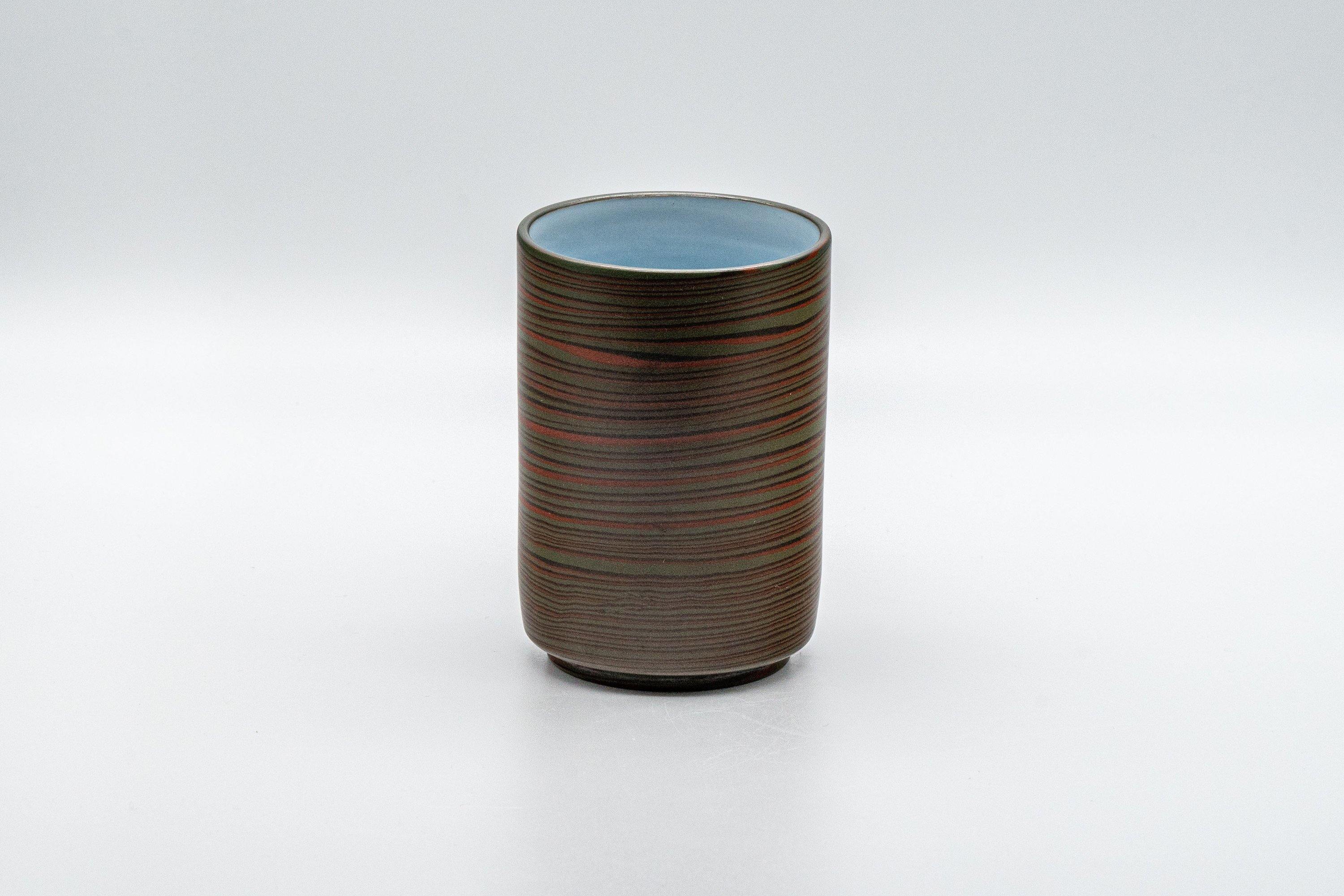 Japanese Teacup - 雲仙窯 Unzen Kiln Nerikomi Tokoname-yaki Yunomi - 180ml