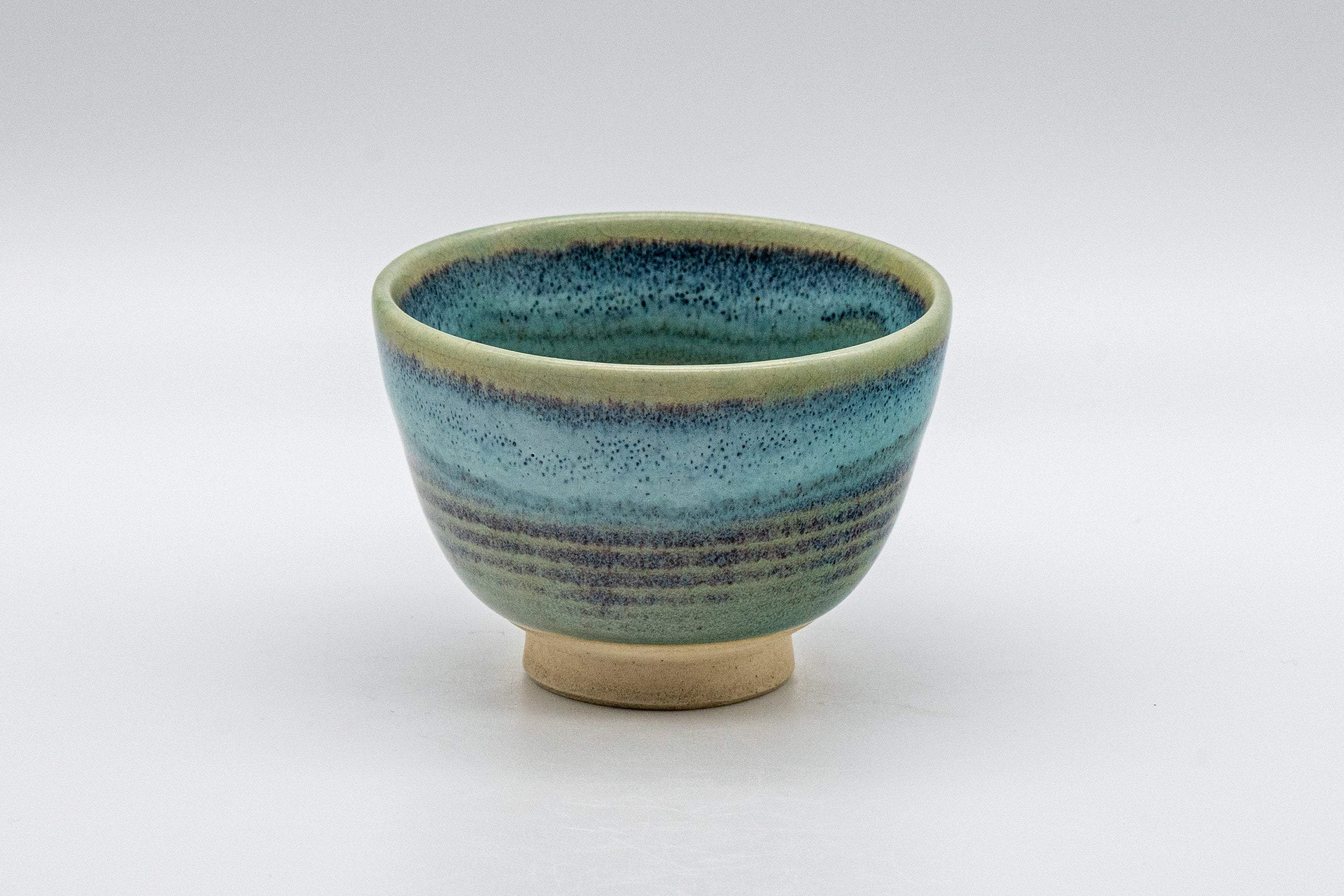 Japanese Teacup - Turquoise Wan-nari Yunomi - 100ml