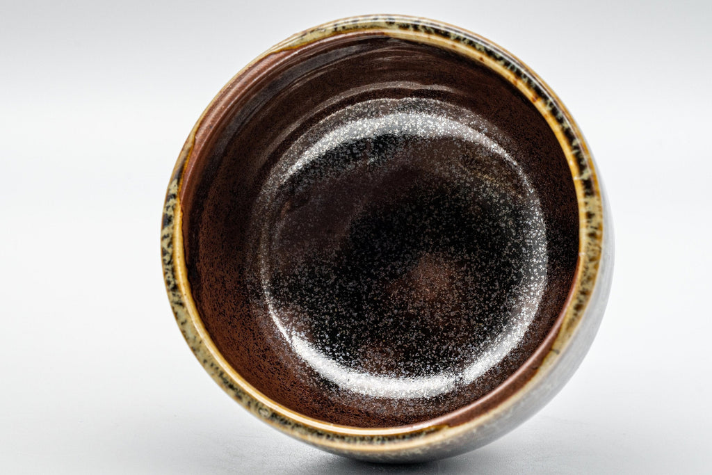 Japanese Teacups - Set of 3 Drip Glazed Yunomi - 120ml