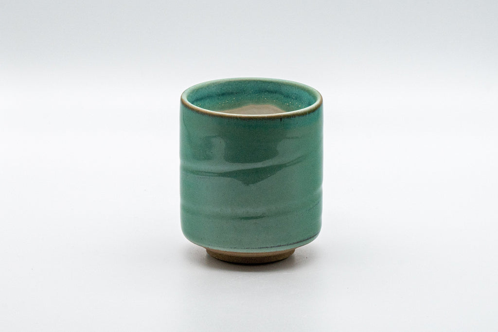 Japanese Teacup - Turquoise Tsutsu-gata Yunomi - 150ml