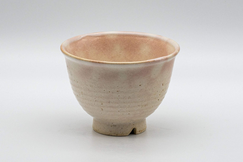 Japanese Teacup - Tsubaki Kiln 椿窯 天鵬山 - Gohonte Hagi-yaki Yunomi - 130ml