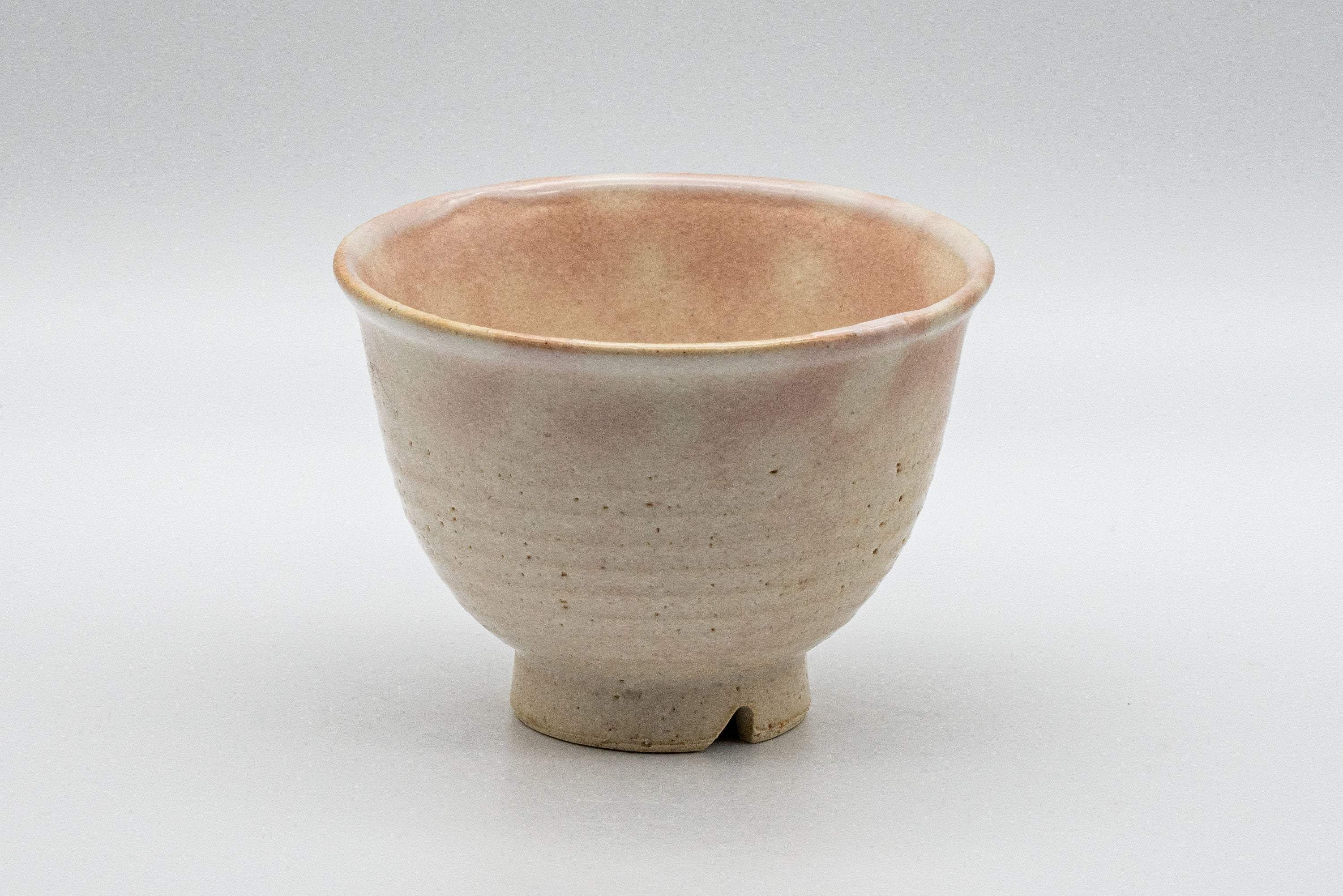 Japanese Teacup - Tsubaki Kiln 椿窯 天鵬山 - Gohonte Hagi-yaki Yunomi - 130ml