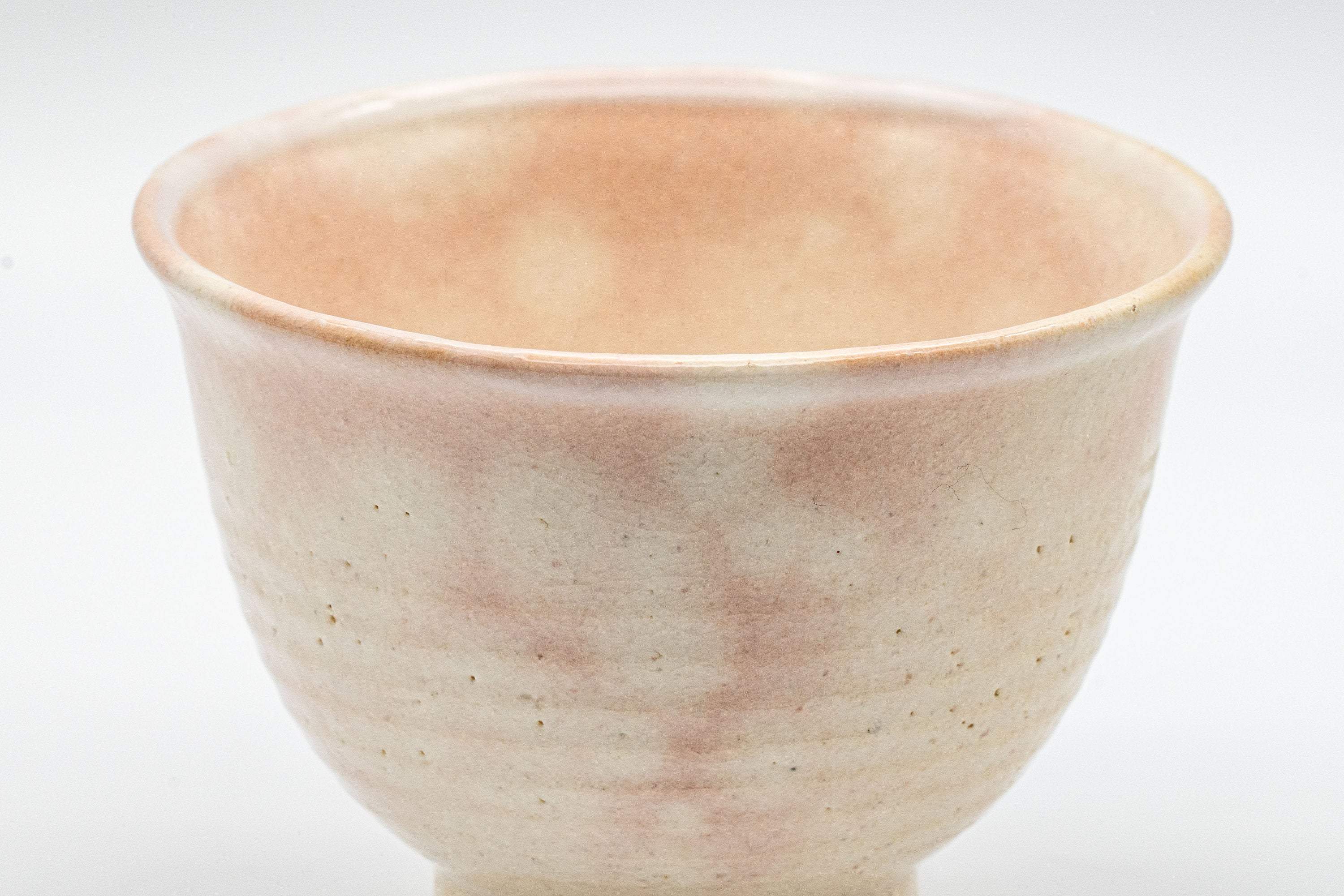 Japanese Teacup - Tsubaki Kiln 椿窯 天鵬山 - Gohonte Hagi-yaki Yunomi - 130ml