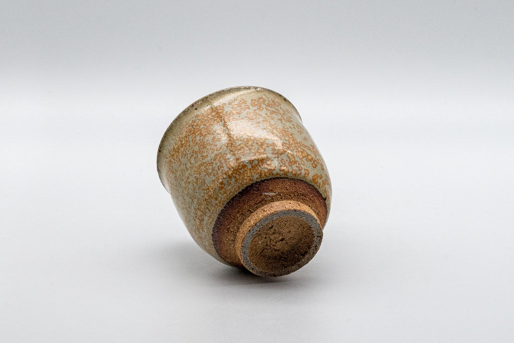 Japanese Teacup - Speckled Orange Yunomi - 125ml