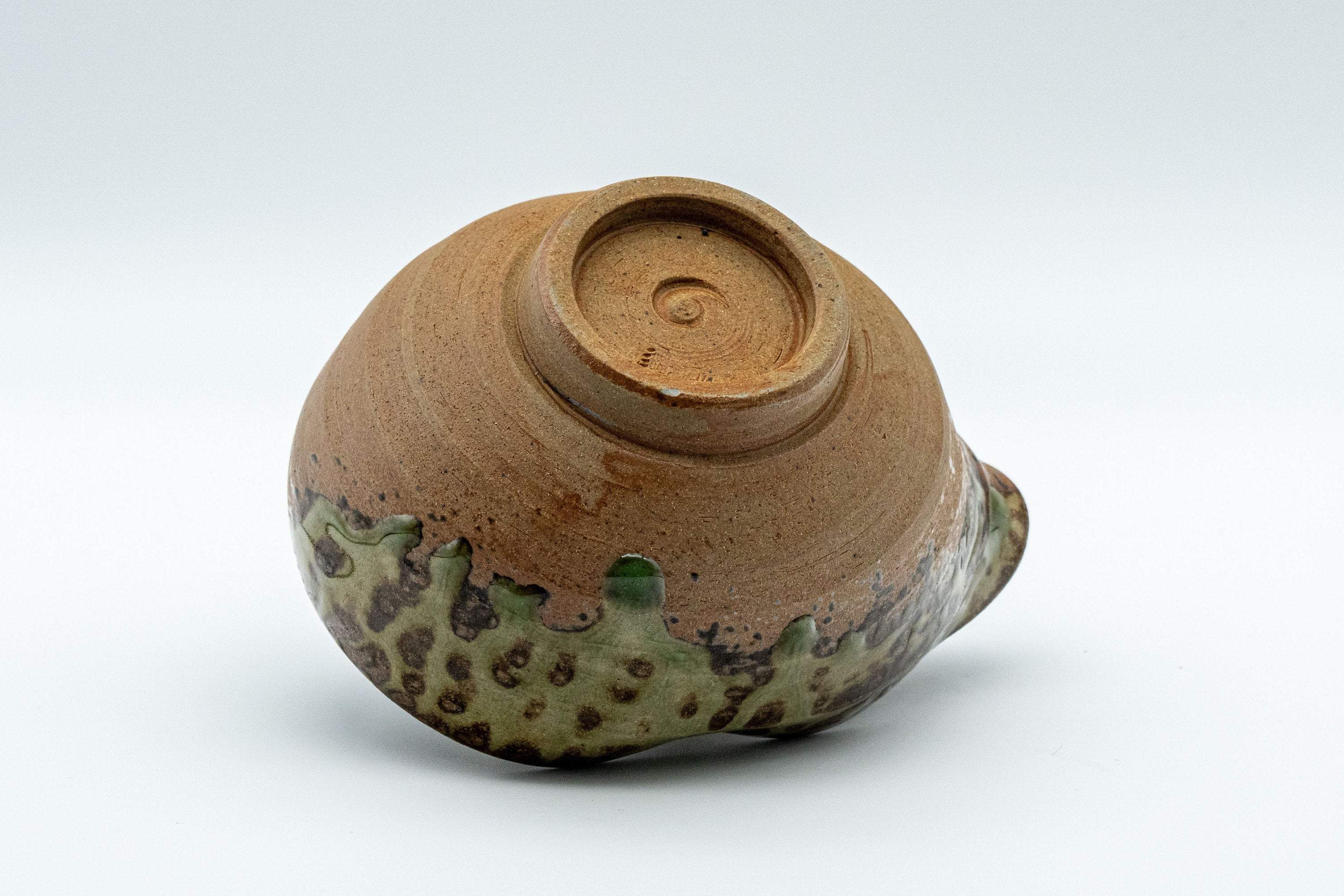 Japanese Yuzamashi - 三滝窯 Half-glazed Katakuchi - 160ml