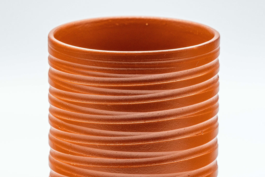 Japanese Teacups - Set of 5 Curvy Tsutsu-gata Tokoname-yaki Yunomi - 145ml