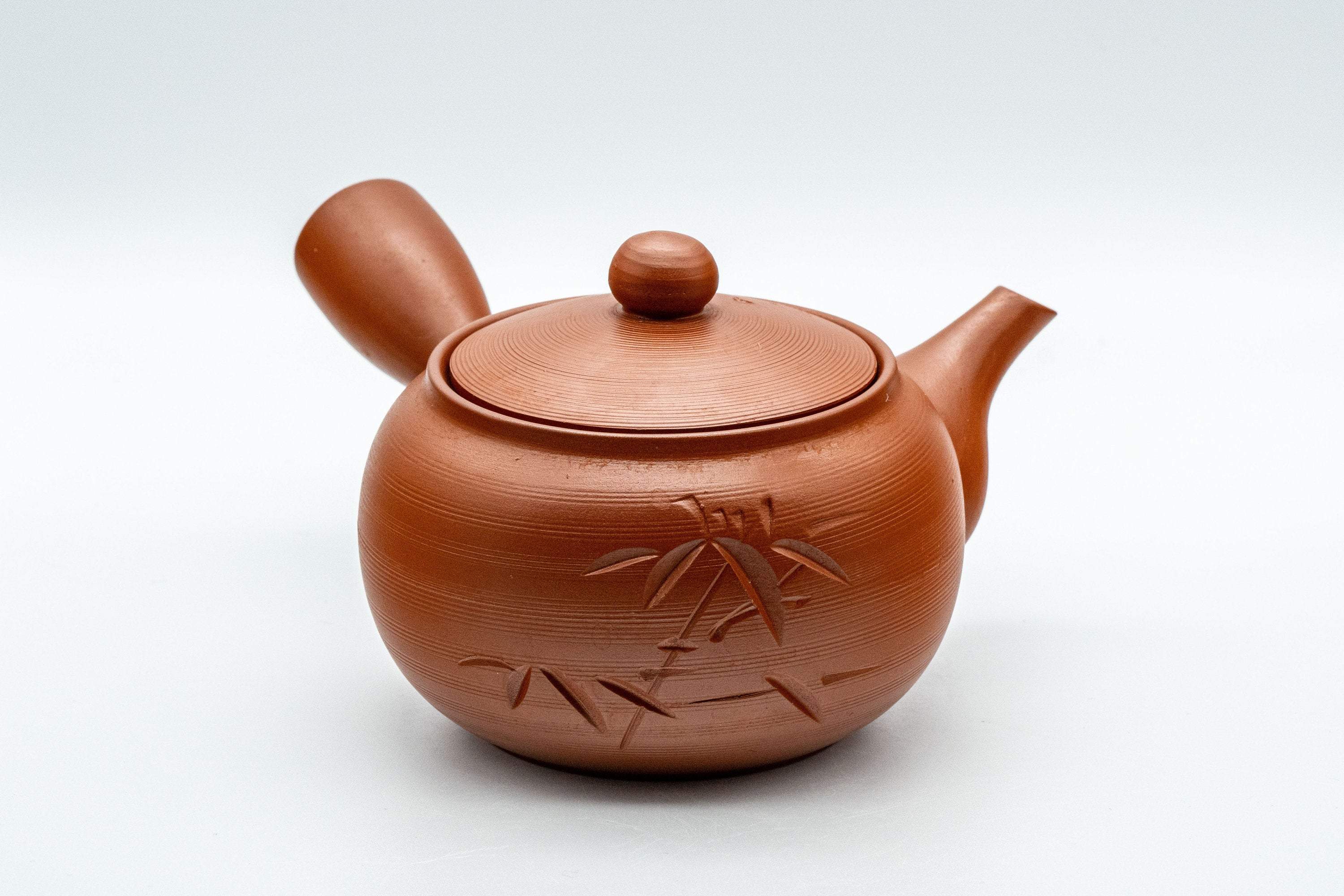 Japanese Kyusu - Bamboo Tokoname-yaki Debeso Teapot - 325ml