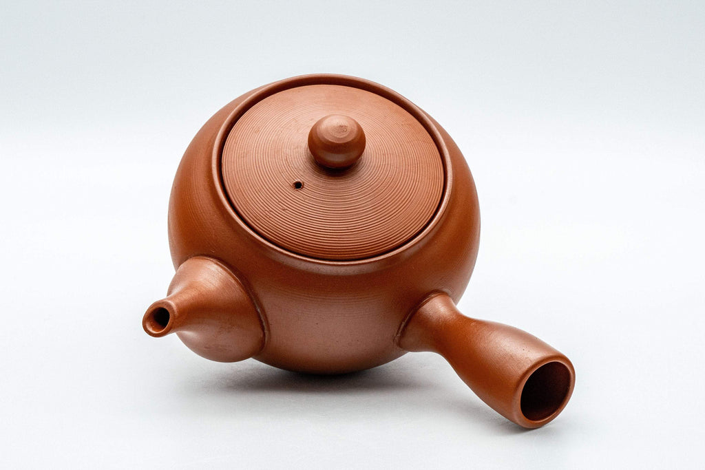 Japanese Kyusu - Bamboo Tokoname-yaki Debeso Teapot - 325ml