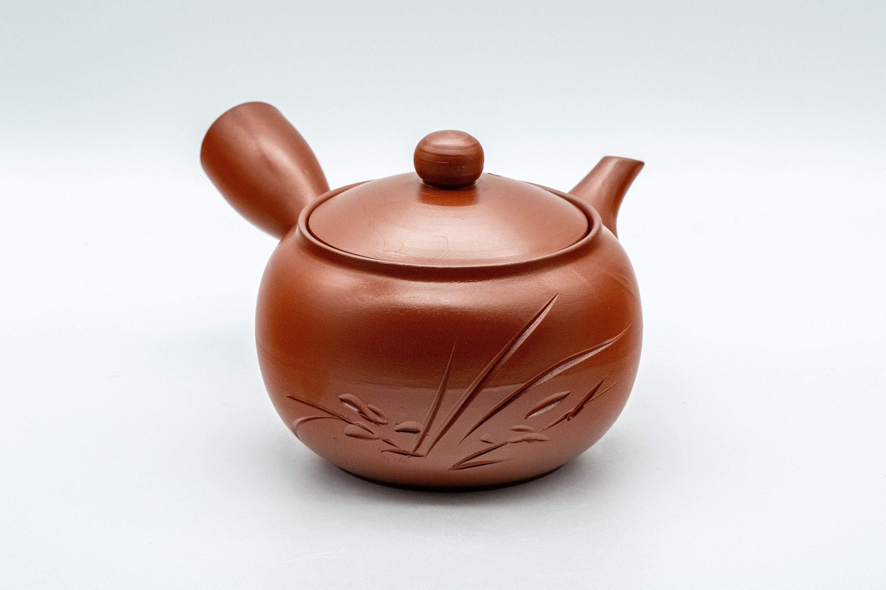 Japanese Kyusu - Maru-gata Tokoname-yaki Debeso Teapot - 275ml