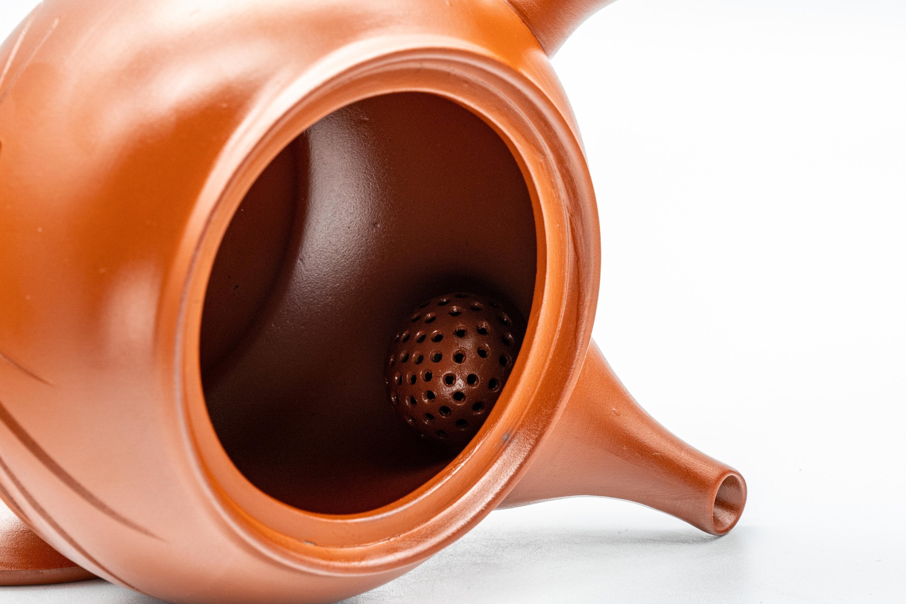 Japanese Kyusu - Maru-gata Tokoname-yaki Debeso Teapot - 275ml