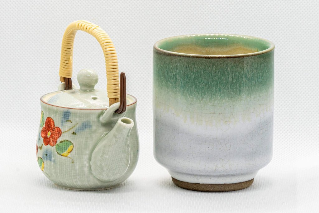 Japanese Dobin - Small Floral Top-handle Teapot - 90ml