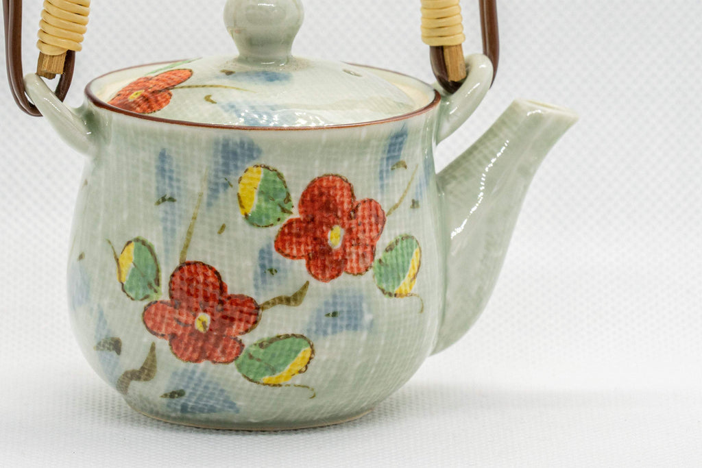 Japanese Dobin - Small Floral Top-handle Teapot - 90ml