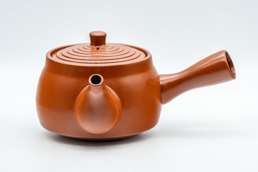 Japanese Tea Set - Tokoname-yaki Debeso Kyusu with 5 Yunomi