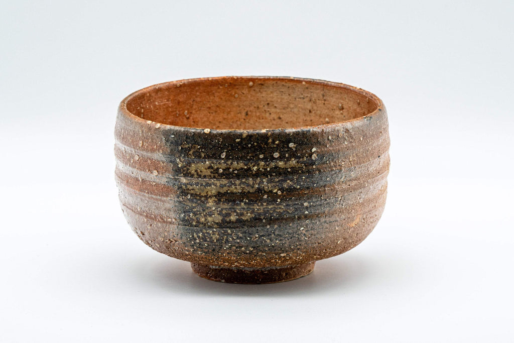 Japanese Matcha Bowl - Gome Glazed Hantsutsu-gata Shigaraki-yaki Chawan - 500ml