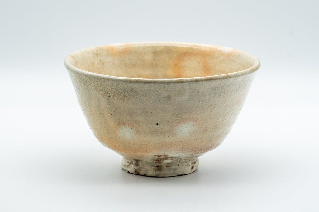 Japanese Matcha Bowl - Gohonte Glazed Hatazori-gata Hagi-yaki Chawan - 400ml