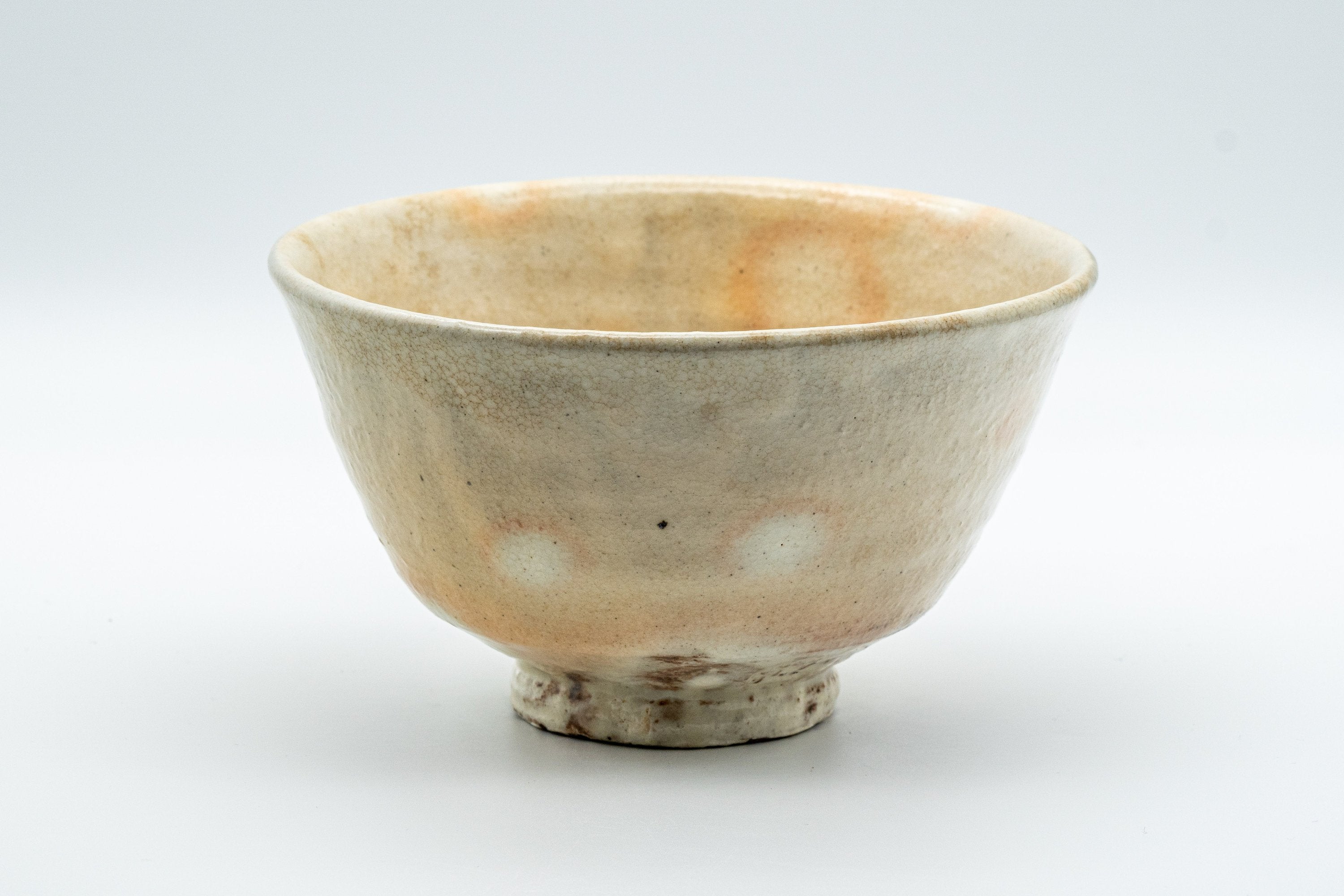 Japanese Matcha Bowl - Gohonte Glazed Hatazori-gata Hagi-yaki Chawan - 400ml