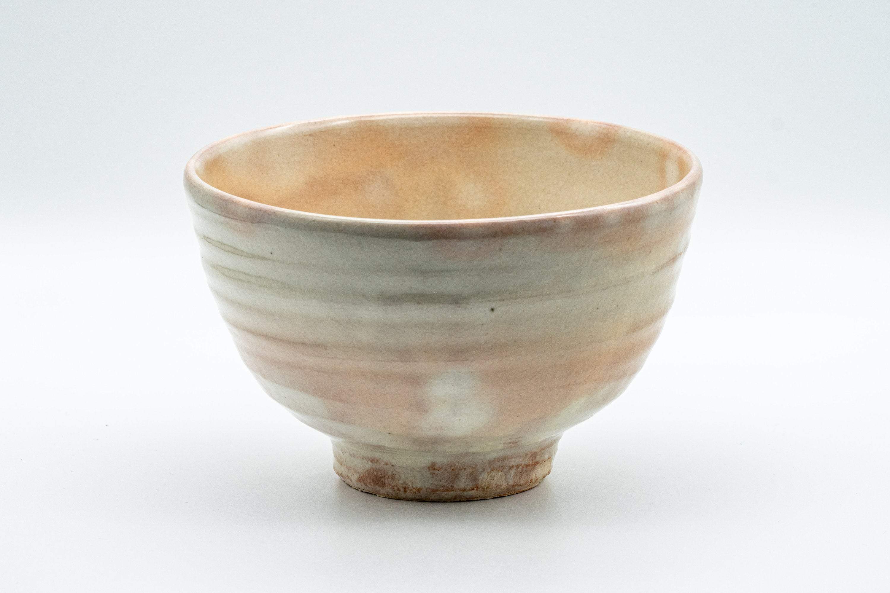 Japanese Matcha Bowl - Gohonte Wan-nari Hagi-yaki Chawan - 450ml