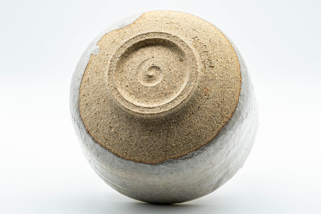 Japanese Matcha Bowl - Large Grey Glazed Hantsutsu-gata Chawan - 600ml
