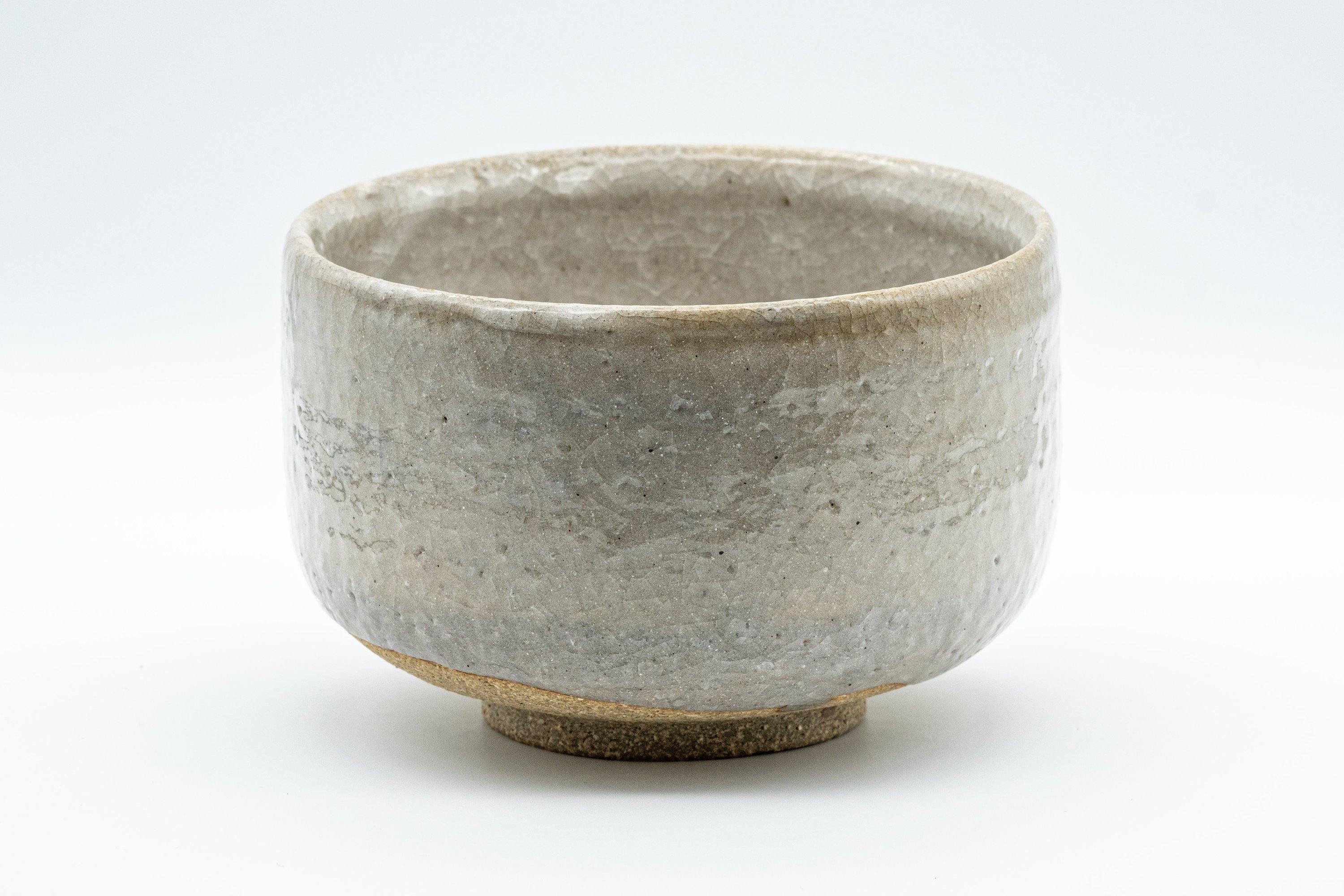 Japanese Matcha Bowl - Large Grey Glazed Hantsutsu-gata Chawan - 600ml