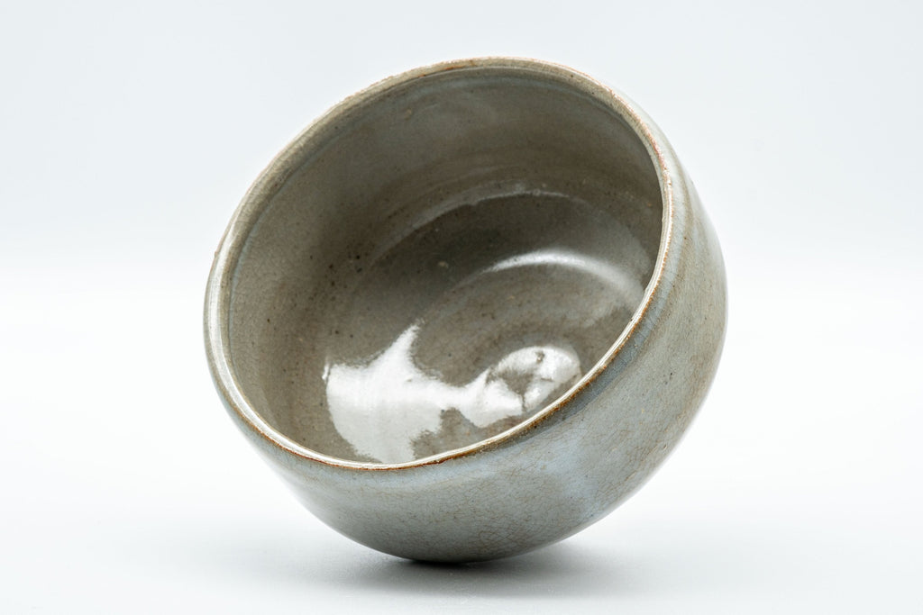 Japanese Matcha Bowl - Milky Glazed Hantsutsu-gata Chawan - 400ml