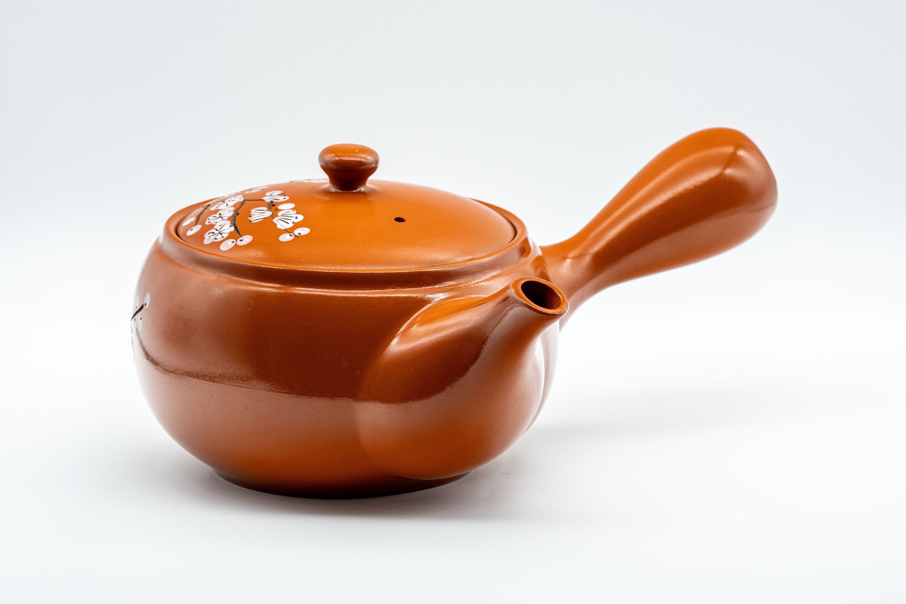 Japanese Kyusu - Large Sakura Tokoname-yaki Teapot - 600ml