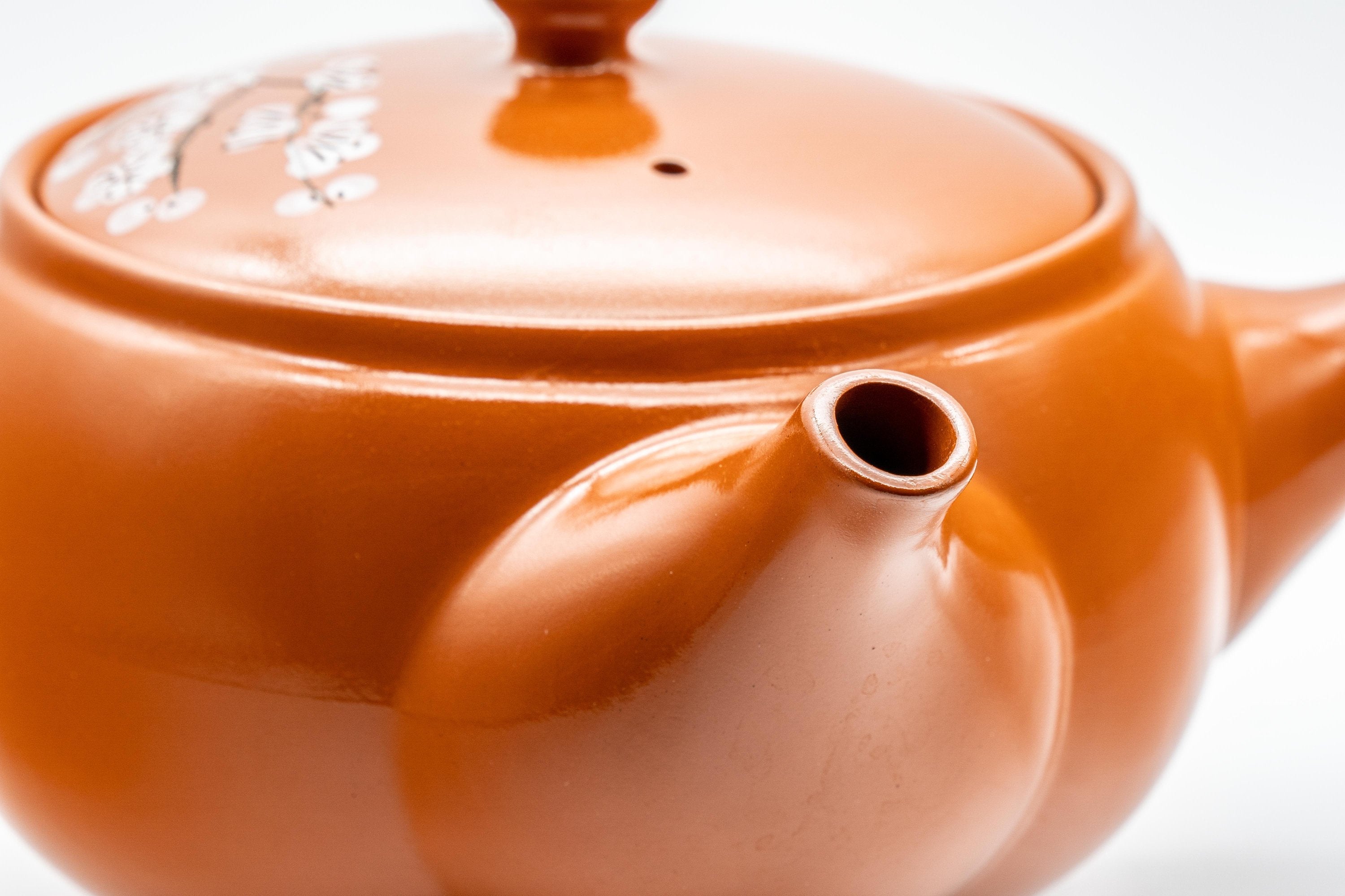 Japanese Kyusu - Large Sakura Tokoname-yaki Teapot - 600ml