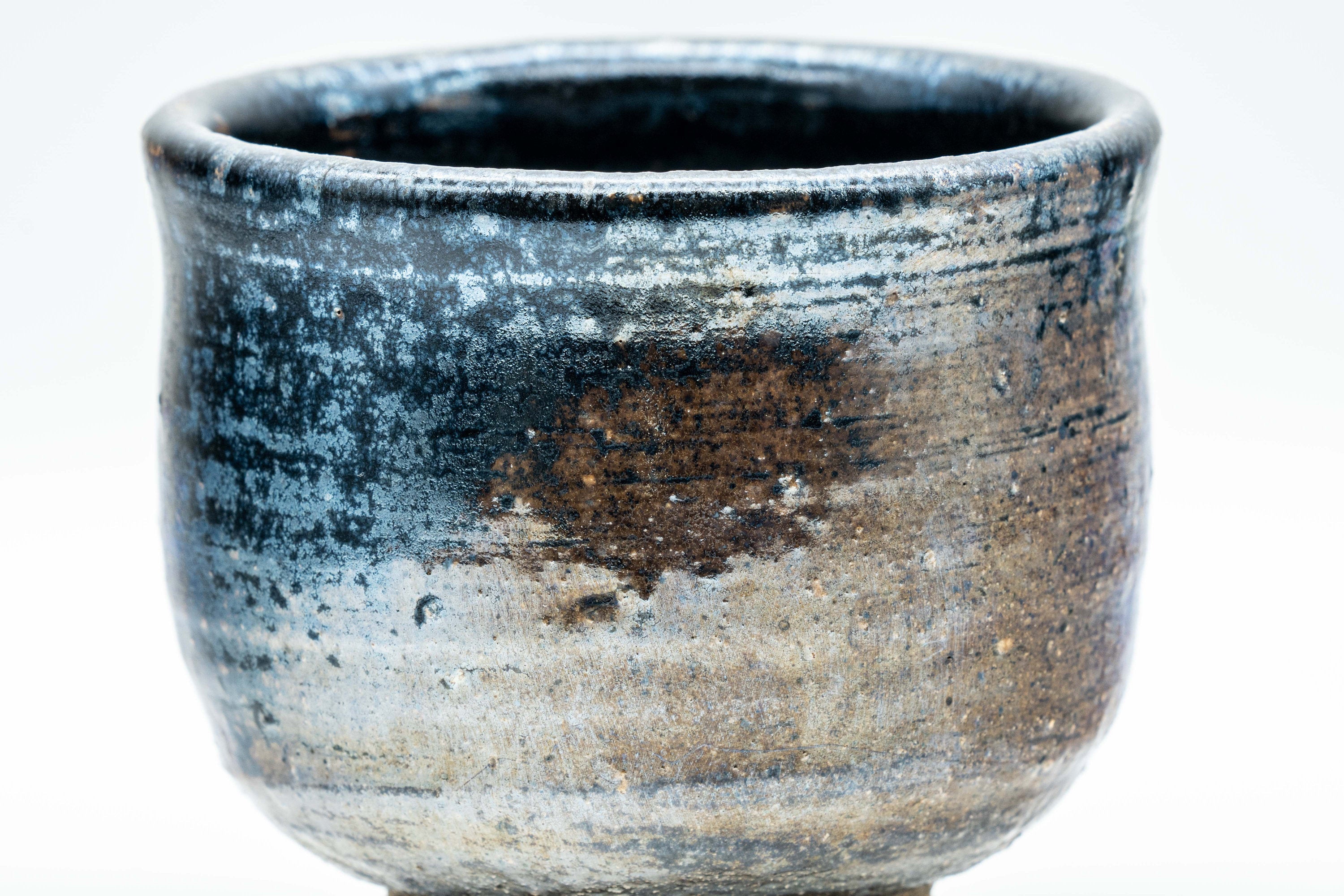 Japanese Teacup - Metallic Bronze Glazed Yunomi - 200ml