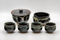 Japanese Tea Set - 桂山窯 Arita-yaki Houhin, Yuzamashi, and 4 Senchawan - 200ml