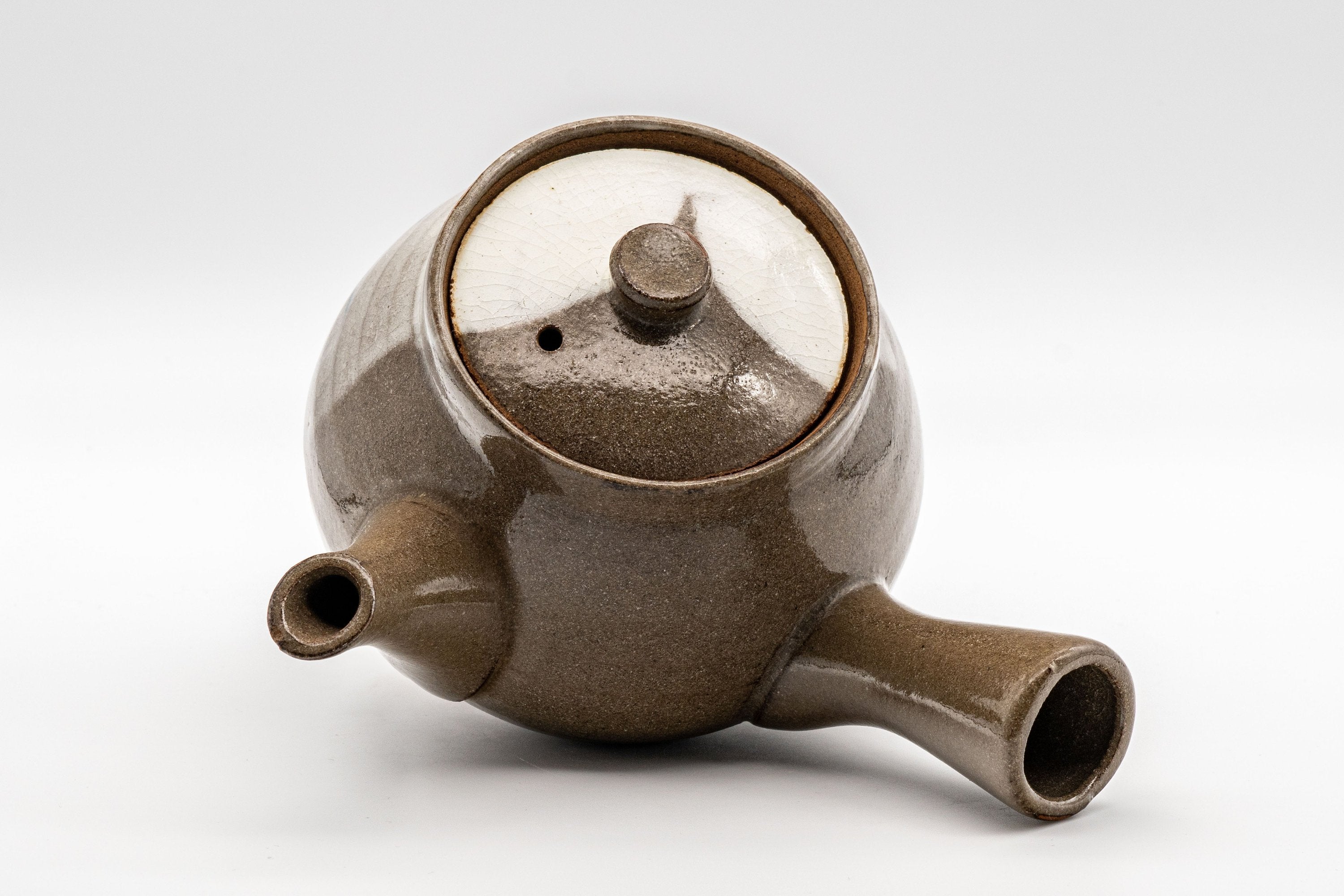 Japanese Tea Set - Nasu-gata Debeso Kyusu with 4 Tsutsu-gata Yunomi - 375ml