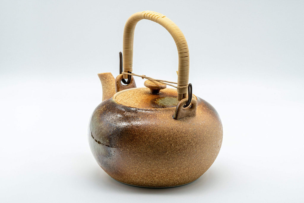 Japanese Tea Set - Porcelain Debeso Dobin Teapot with 5 Yunomi - 600ml
