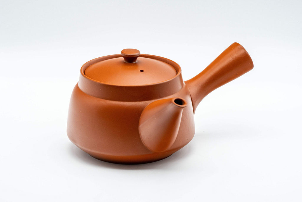 Japanese Tea Set - 寿泉 Bamboo Tokoname-yaki Debeso Kyusu with 4 Yunomi - 350ml