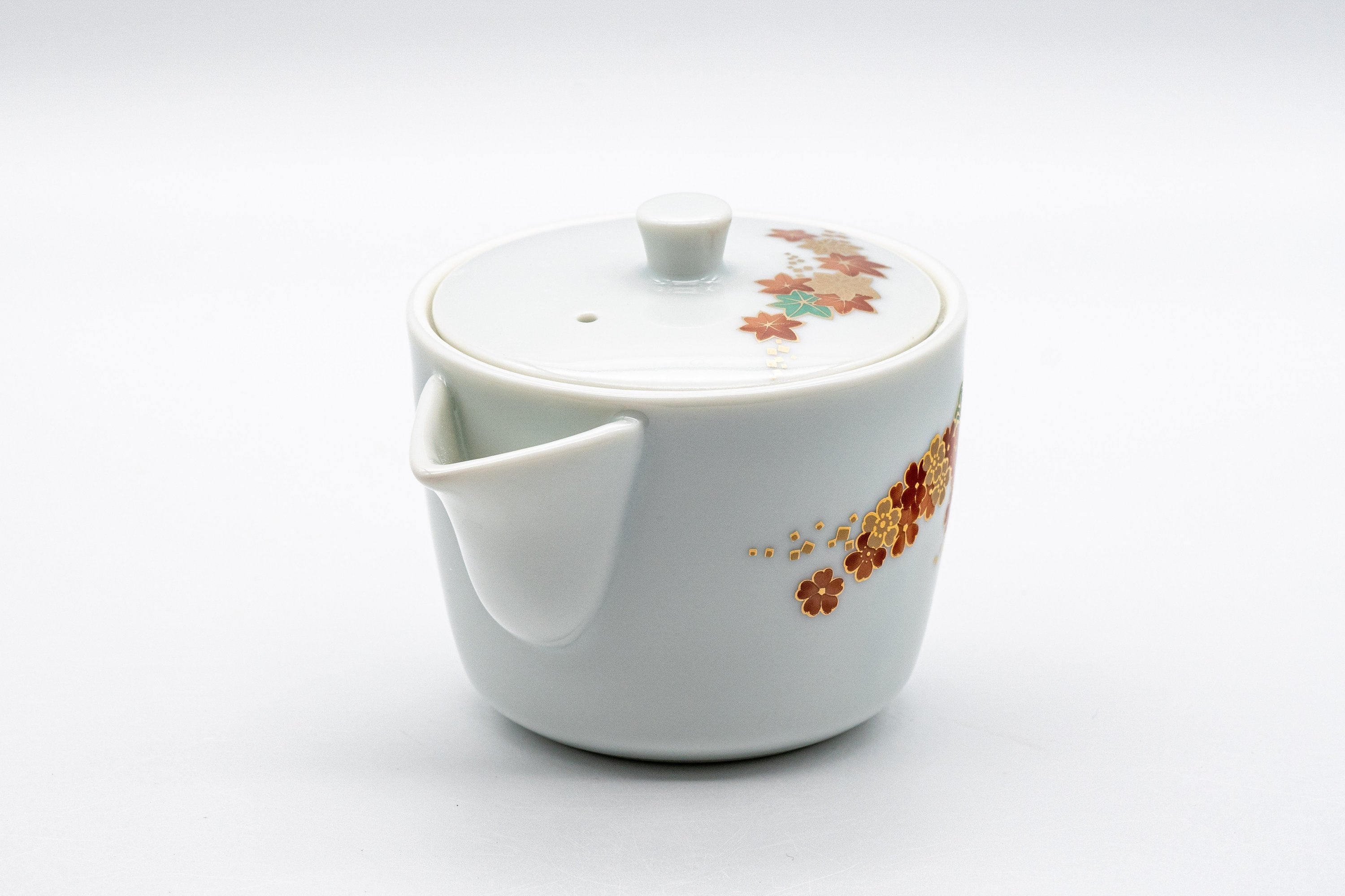 Japanese Senchado Tea Set - Porcelain Houhin, Katakuchi, and 4 Gyokurowan - 125ml
