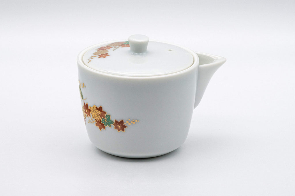 Japanese Senchado Tea Set - Porcelain Houhin, Katakuchi, and 4 Gyokurowan - 125ml