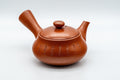 Japanese Kyusu - Calligraphy Nasu-gata Tokoname-yaki Debeso Teapot - 220ml
