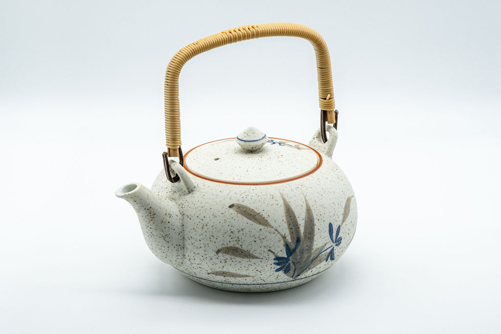 Japanese Tea Set - 西峰窯 Arita-yaki Porcelain Dobin Teapot with 6 Cups - Nishimine Kiln