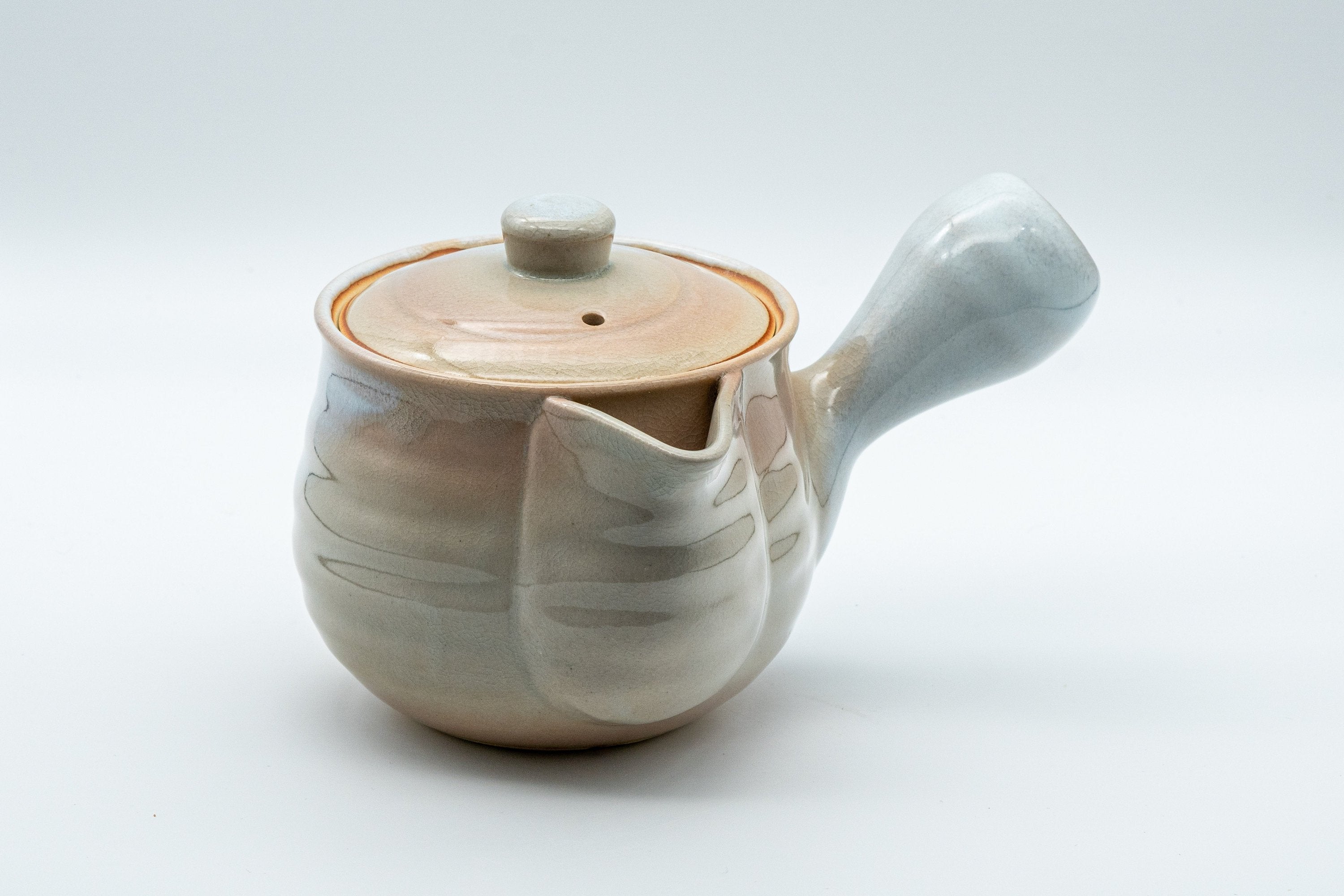 Japanese Kyusu - 椿秀窯 Tsubakihide Hagi-yaki Teapot - 350ml
